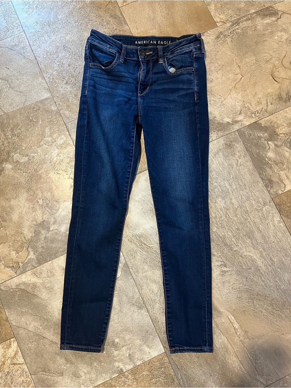 American Eagle Outfitters Dark Indigo Skinny Jeans